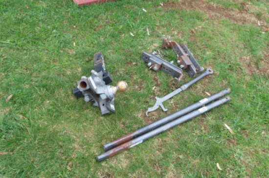 CENTERLINK HITCH WITH BRACING PARTS