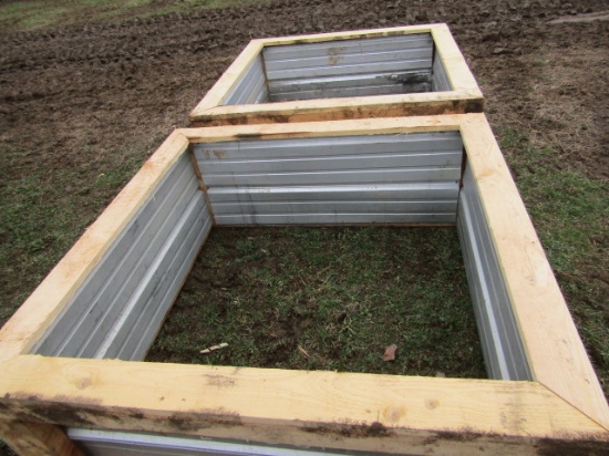 RAISED FLOWER BED (2) SOLD AS A PAIR