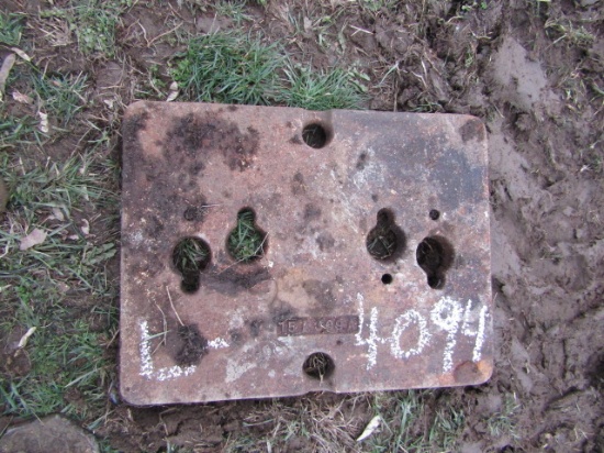 OLIVER FRONT TRACTGOR WEIGHT