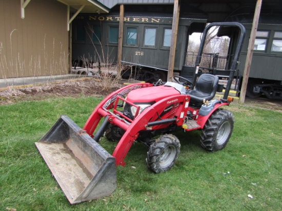 2015 MAHINDRA EMAX COMPACT TRACTOR, HYDROSTATIC
