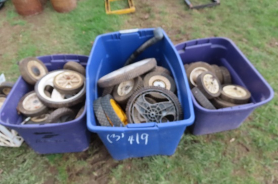3 TUBS -HARD WHEELS