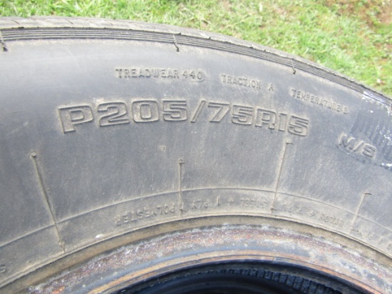 P205/75R15 TIRES (2)