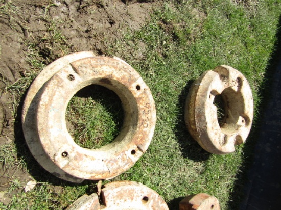 FORD  TRACTOR WEIGHTS- 2 TIMES THE BID AMT