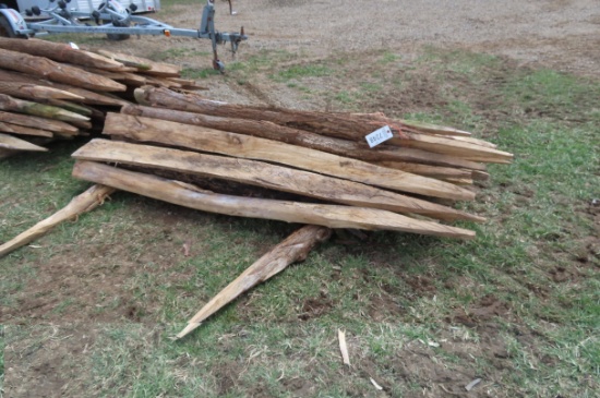 SHARPENED FENCE POSTS 25 TIMES THE BID