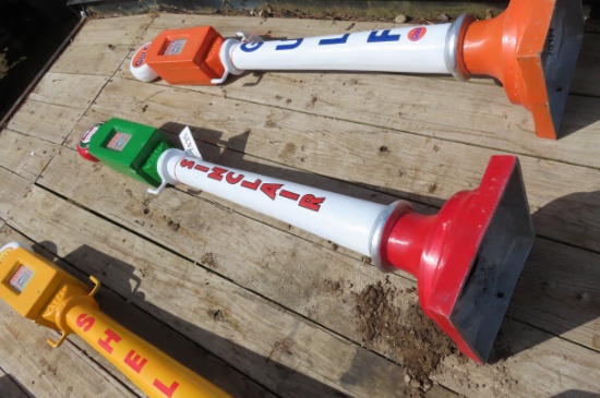 ALUMINUM DECORATIVE GAS PUMP SINCLAIR