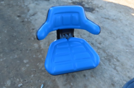 NEW WRAP AROUND BLUE TRACTOR SEAT