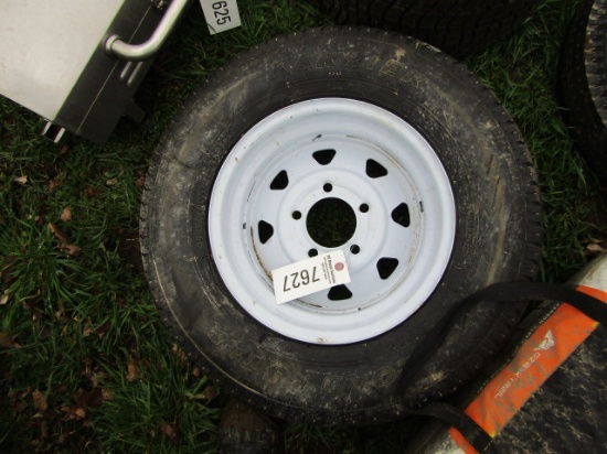 TIRE ST175/80R13 ON 5 LUG RIM