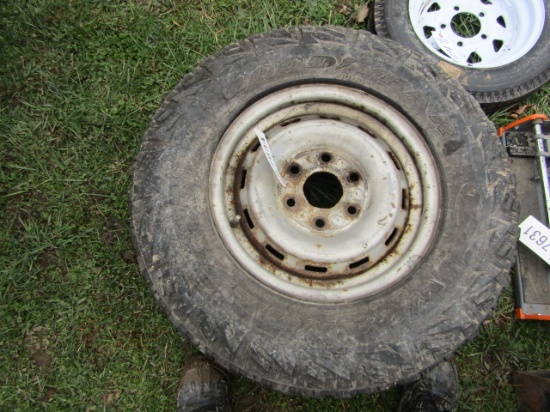 KT 245/75R16 TIRE ON 6 LUG RIM