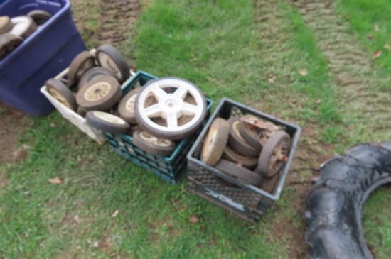 3 CRATES HARD WHEELS