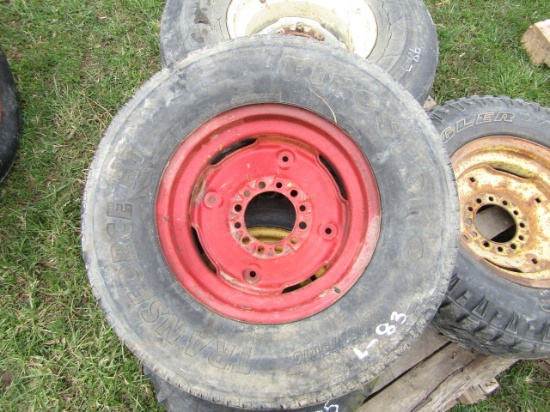 6 BOLT IMPLEMENT TIRE ON RIM
