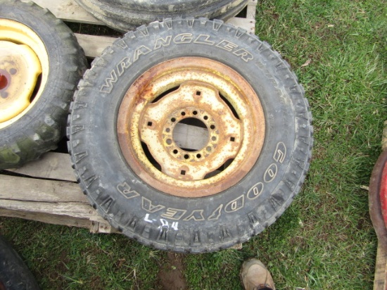 6 BOLT IMPLEMENT TIRE ON RIM