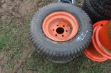 (2) KUBOTA RIMS & TIRES 20.5 X 8.00-10