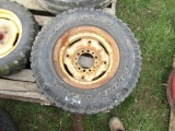 6 BOLT IMPLEMENT TIRE ON RIM