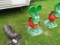 SCARY MOUSE ALUMINUM STATUE APPROX 37