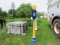 ALUMINUM MICHELIN AIR PUMP STATUE