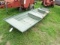 14FT ALUMINUM JOHN BOAT WITH OARS AND ATTACHMENTS