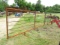 RAISED 24FT CATTLE PANEL WITH 10FT SWING GATE