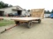 FLAT RACK HAY WAGON JUST BUILT ON CASE RUNNING