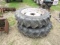 2 MICHELIN 13.6R36 TRACTOR TIRES ON RIMS