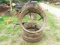 PAIR OF TRACTOR RIMS WITH SNAP CUPLERS