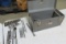 METAL SEARS CRAFTMAN TOOL BOX WITH SOCKETS AND