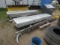 2 GARAGE DOORS 2 SETS OF RAILS AND SPRINGS MIGHT