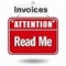 INVOICES WILL BE MAILED SUNDAY MORNING AFTER THE
