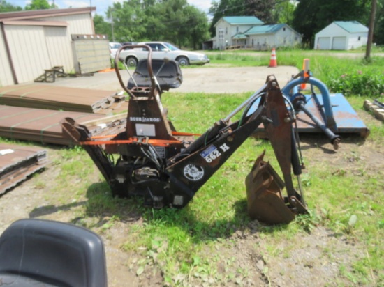 BUSH HOD 662H 3PT HITCH BACK HOE ATTACHMENT HAS