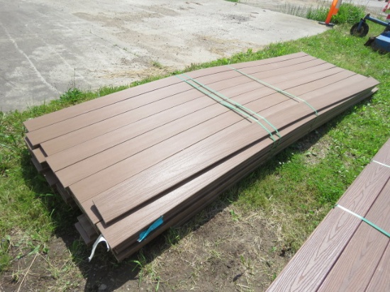 COMPOSIT DECKING BROWN SOLD BY THE LINEAR FOOT