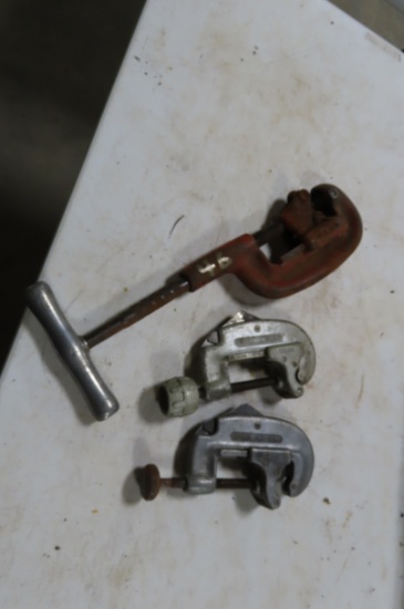 3 RIGID PIPE CUTTERS