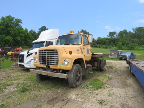 1979 FORD FLATBED DUMP TRUCK 16FT BED 24074 MILES