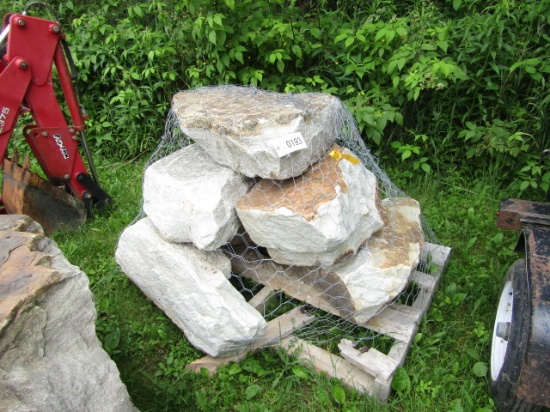 PALLET OF MEDIUM BOULDERS