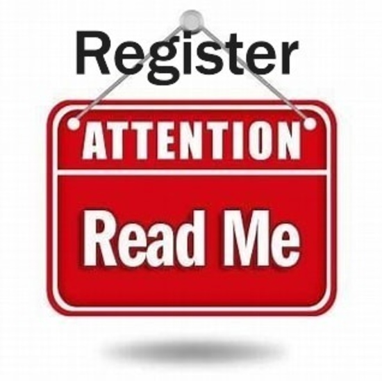 PLEASE MAKE SURE YOU REGISTER TO BID BEFORE THE