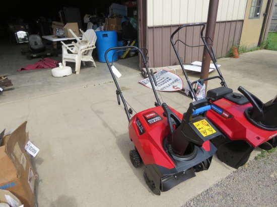NEW TORO 518 ZE SNOWBLOWER