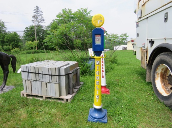 ALUMINUM MICHELIN AIR PUMP STATUE