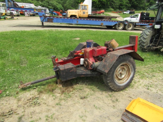 HOMEMADE WOOD SPLITTER WITH ELECTRIC START