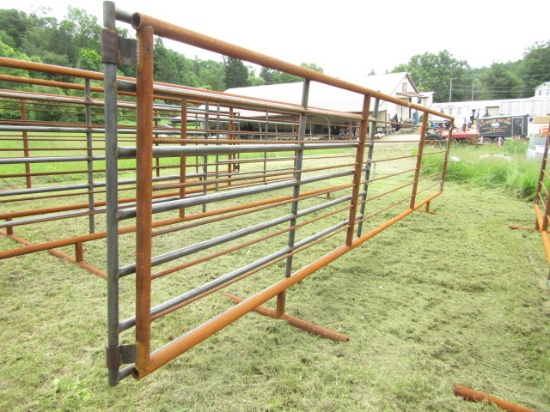 24FT RAISED PANEL WITH SWING 10FT GATE