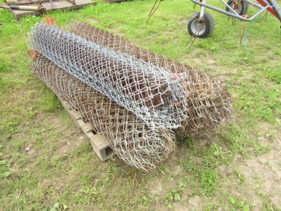 PALLET OF CHAIN LINK FENCING