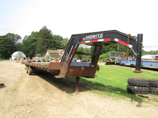 2018 MORITZ GOOSENECK 32FT HYDRAULIC DOVETAIL