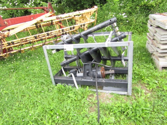 NEW JCT POST HOLE DIGGER SKIDSTEER ATTACH