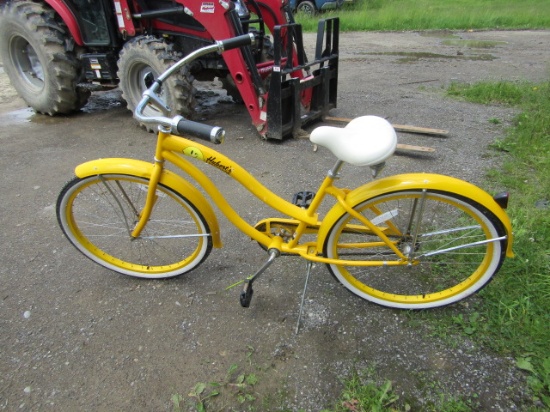 HUBERTS LEMONADE YELLOW BICYCLE