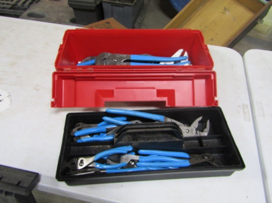 TOOL BOX OF CHANNEL LOCKS