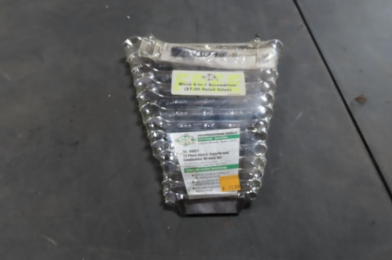 SK 13PC METRIC SUPER KROME COMBINATION WRENCH SET