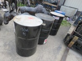 4 55 GALLON DRUMS EMPTY