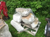 PALLET OF MEDIUM BOULDERS