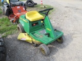 JOHN DEERE S82 LAWN MOWER HAS NEW BATTERY RUNS