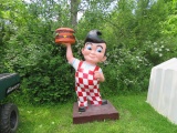 ALUMINUM STATUE -BURGER BOY- BIG BOY LARGE