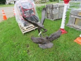 ALUMINUM STATUE 2 EAGLE FIGHTING APPROX 43