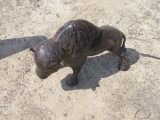 ALUMINUM STATUE SMALL BUFFALO APPROX 16