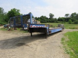 2012 LEADWELL 48' DOVETAIL TRAILER WITH WINCH HAS